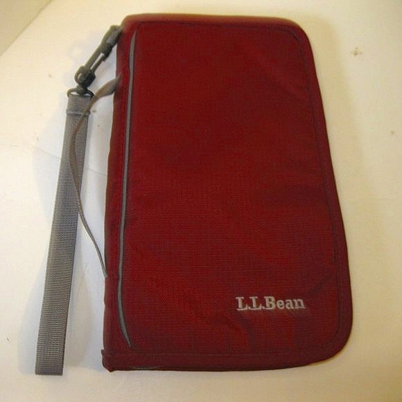 L.L. Bean Bags Ll Bean Travel Wallet Red Poshmark